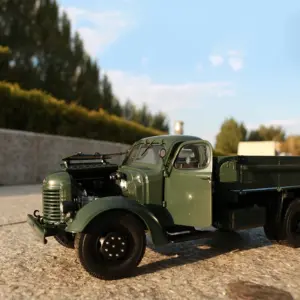 Vintage Green Jiefang CA10 Truck Model 1:24 Scale 8 S49f53cd139764b1e93b6cacefc9ca7dds