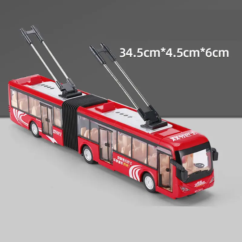 Vibrant Red 1:32 Diecast City Bus Model 8 Vibrant Red 1:32 Diecast City Bus Model - Image 8