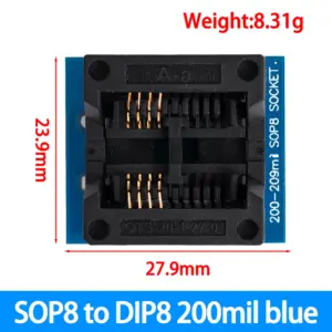 SOP16 to DIP8 Wide-Body IC Adapter Socket 16 S4a2dbfa0cc4e4999949e7623a3e5c04dk