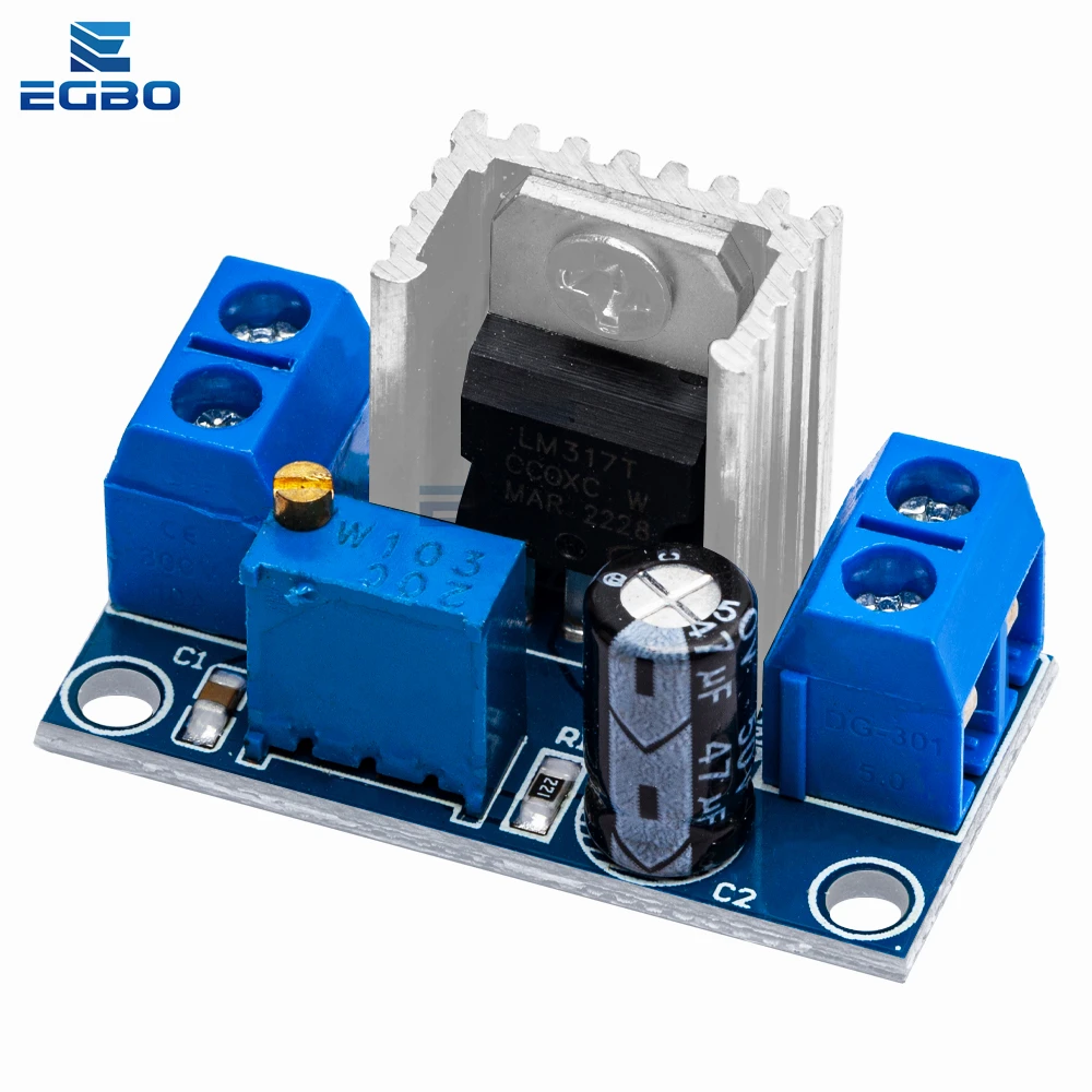 Adjustable LM317 Voltage Regulator Module 2 Adjustable LM317 Voltage Regulator Module - Image 2