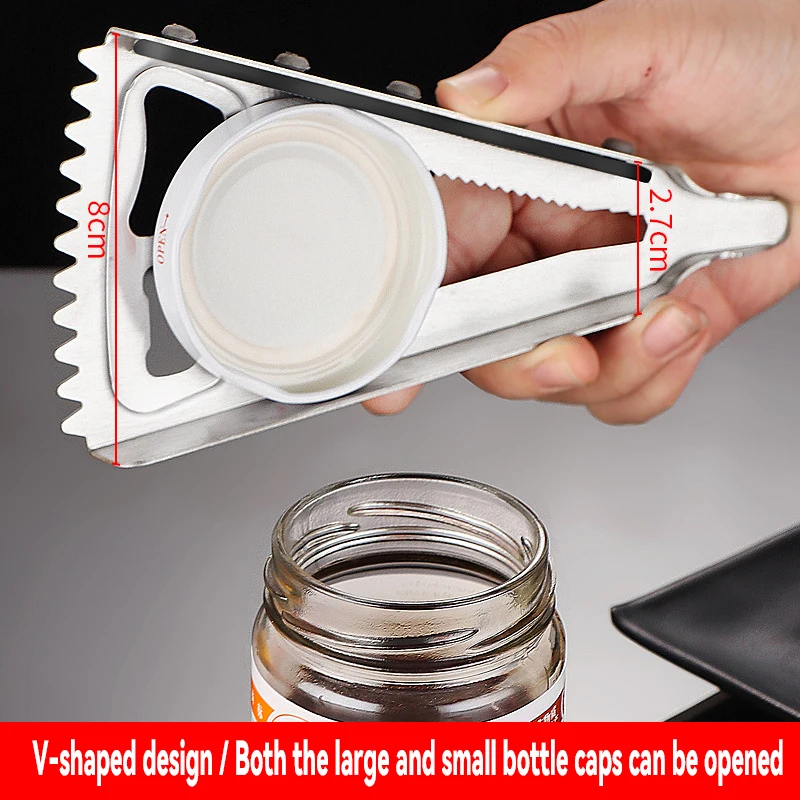 Stainless Steel Multi-Function Bottle Opener 2 Stainless Steel Multi-Function Bottle Opener - Image 2