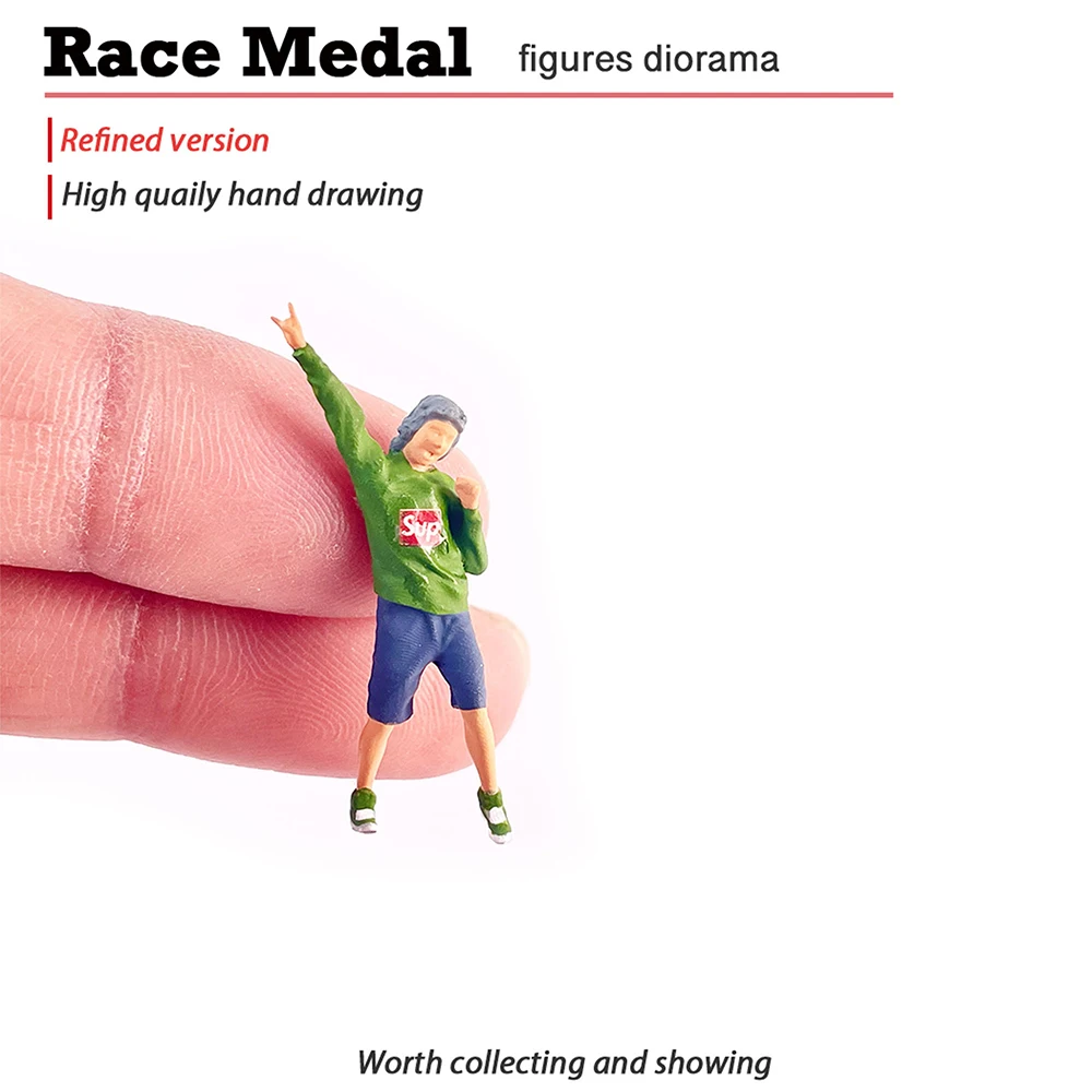 Miniature Female & Male Figurines for Dioramas 5 Miniature Female & Male Figurines for Dioramas - Image 5