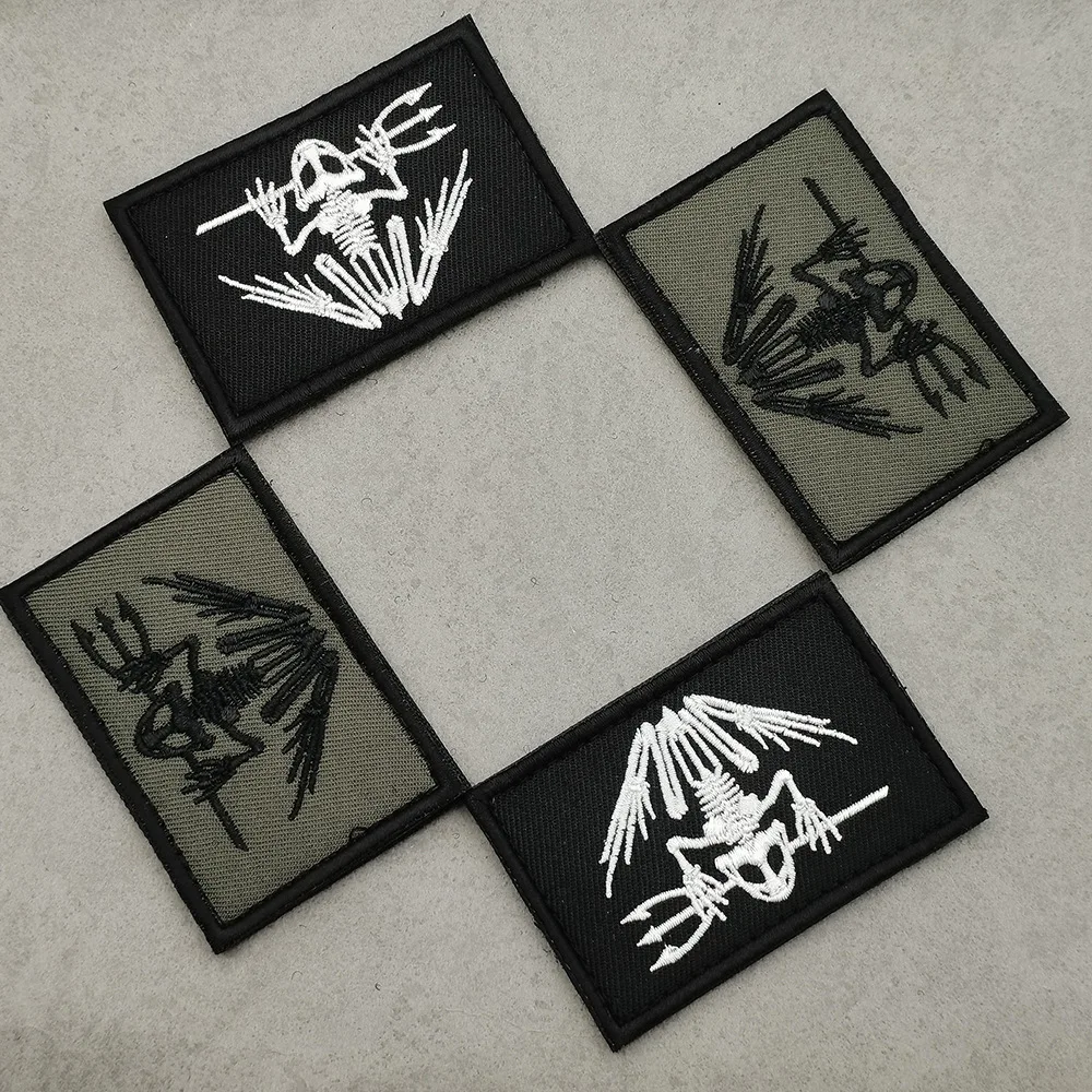 Military Skull and Frog Patch for Tactical Gear 3 Military Skull and Frog Patch for Tactical Gear - Image 3