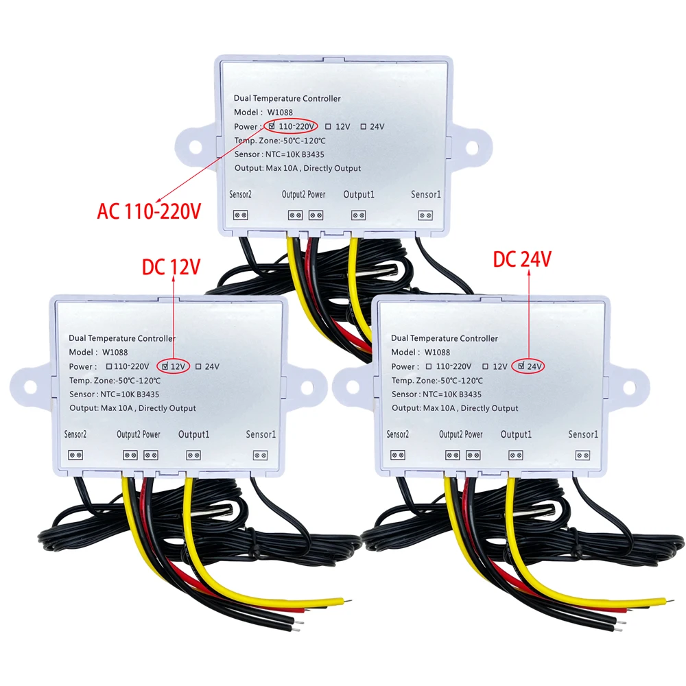 Dual LED Digital Temperature Controller for HVAC Systems 6 Dual LED Digital Temperature Controller for HVAC Systems - Image 6