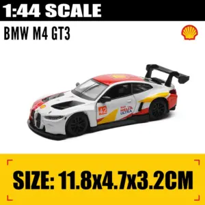 Diecast BMW M4 GT3 Racing Model 1:43 Scale 17 S4aa54acbe77f4186be7fc766a592002cG