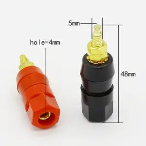 High-Quality Banana Speaker Connectors Pair 9 S4aa80dba21454ae9ba88624e531200f8c