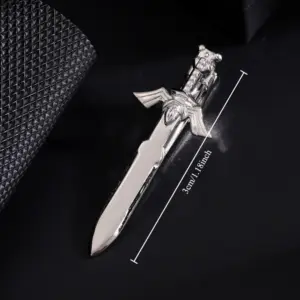 Bold Metal Tie Clip in Silver, Black, White, Gold 10 S4afd6877dd4442b294065f5fab7885caq