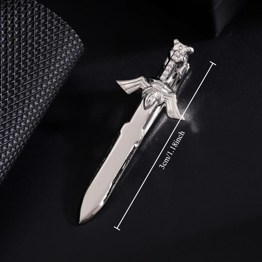 Bold Metal Tie Clip in Silver, Black, White, Gold 2 Bold Metal Tie Clip in Silver, Black, White, Gold - Image 2