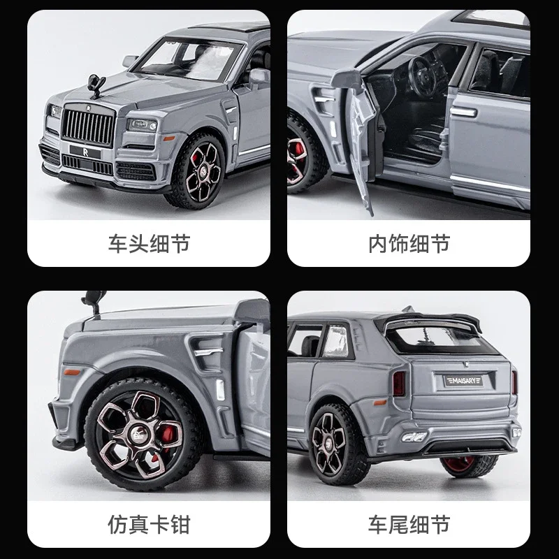 1:36 Rolls Royce Cullinan Diecast Model 5 1:36 Rolls Royce Cullinan Diecast Model - Image 5