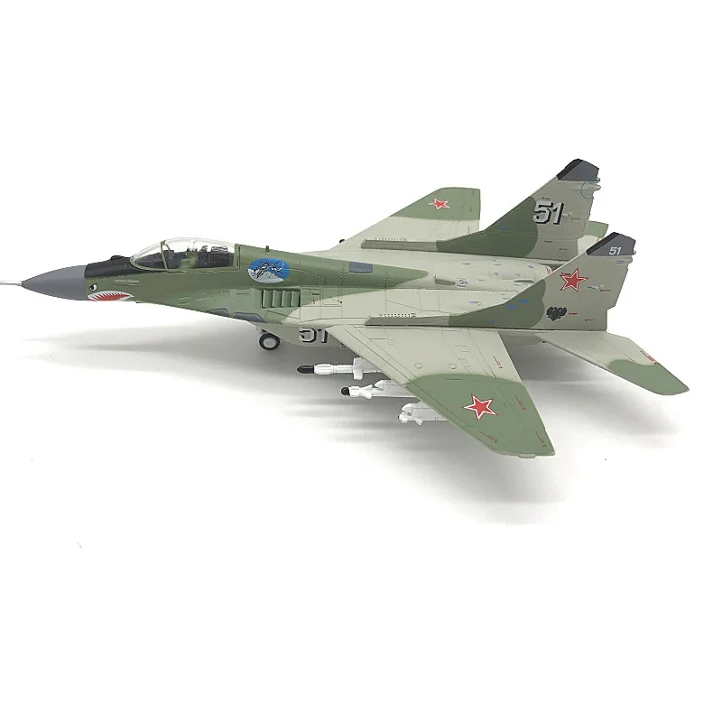 1/100 Scale Diecast MIG-29 Fulcrum C Fighter Jet 4 1/100 Scale Diecast MIG-29 Fulcrum C Fighter Jet - Image 4