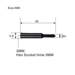 Black Tremolo Bridge Saddle Screw Set for Floyd Rose 7 S4b673ceeccab4a12b9a245ebd599ad96w