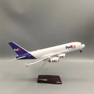 FedEx Airbus A380 Scale Model for Display 10 S4b7f164d62ca493b823d073a7b1c3d34u