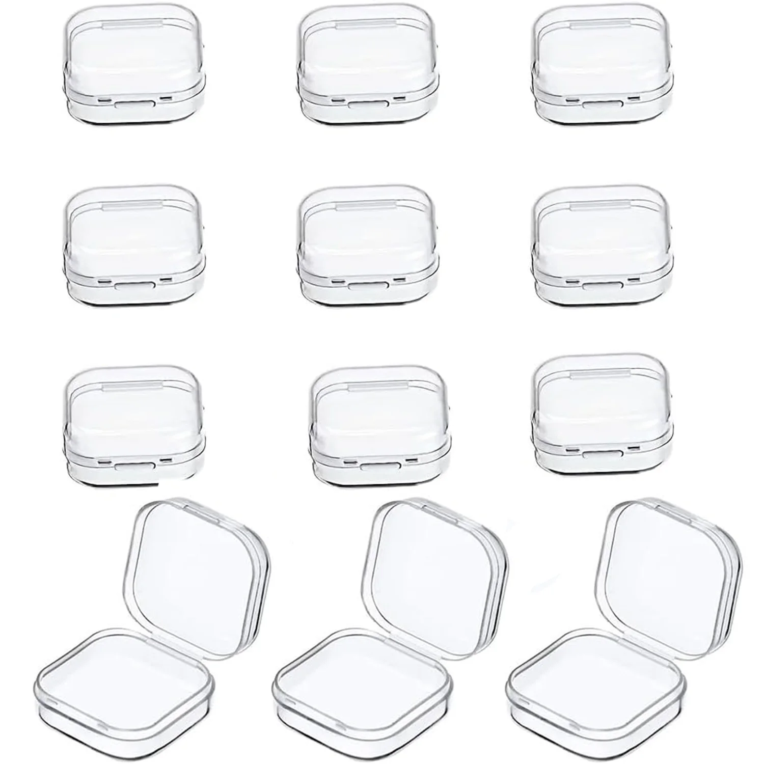Transparent Jewelry Storage Boxes Set of 6-24 9 Transparent Jewelry Storage Boxes Set of 6-24 - Image 9