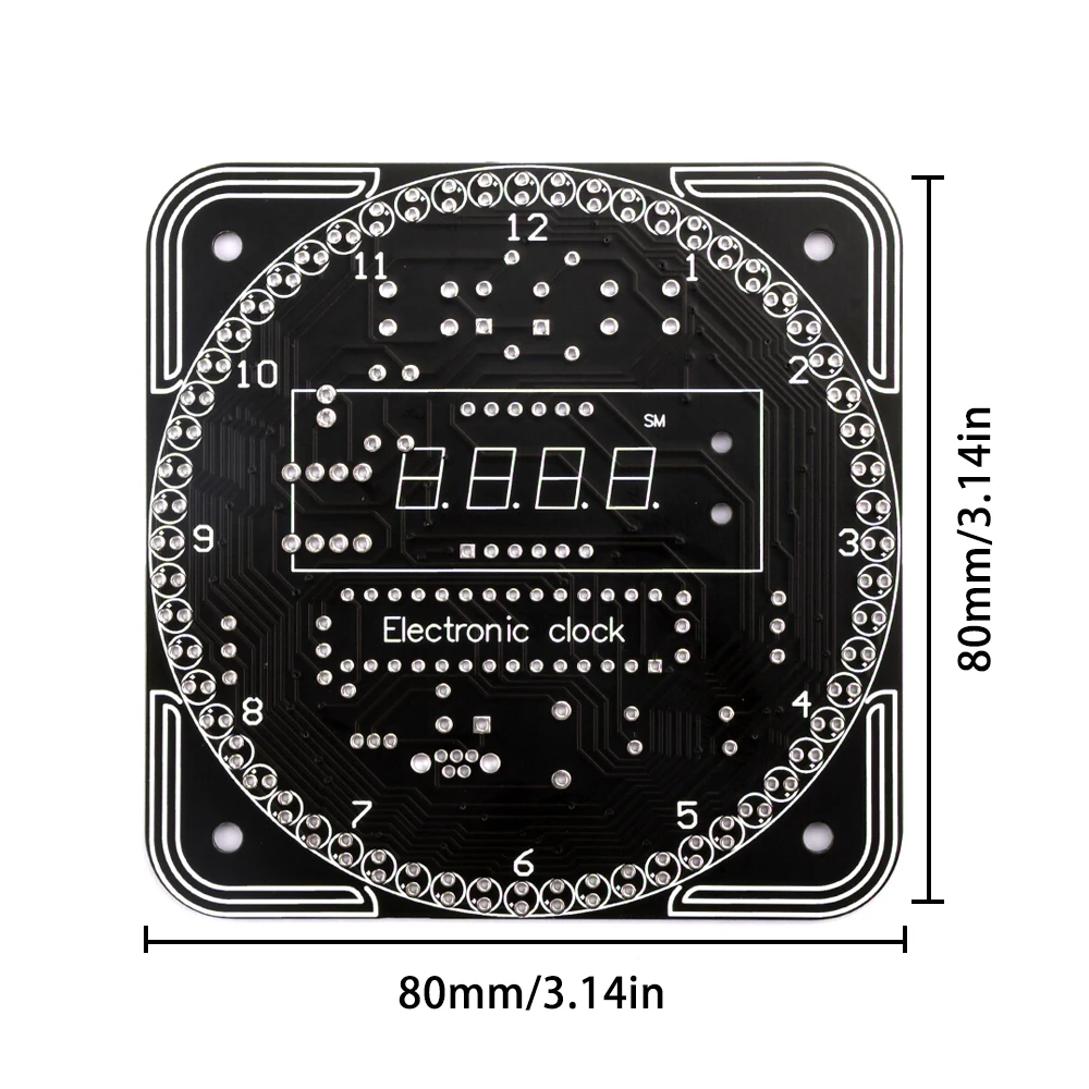 Digital Clock DIY Kit with LED Display 5 Digital Clock DIY Kit with LED Display - Image 5