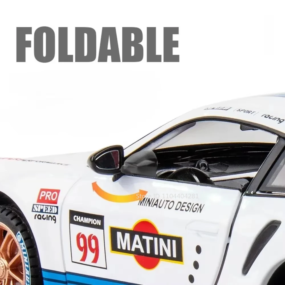 Porsche 911 GT3 RSR & Cayenne 1:24 Diecast Model 4 Porsche 911 GT3 RSR & Cayenne 1:24 Diecast Model - Image 4