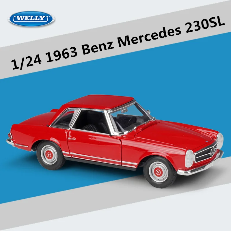 Mercedes-Benz 230SL 1:24 Diecast Model 2 Mercedes-Benz 230SL 1:24 Diecast Model - Image 2