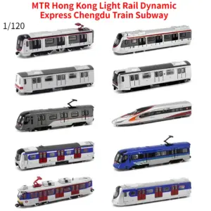 Vibrant 1/120 Scale Die-Cast Train Collection