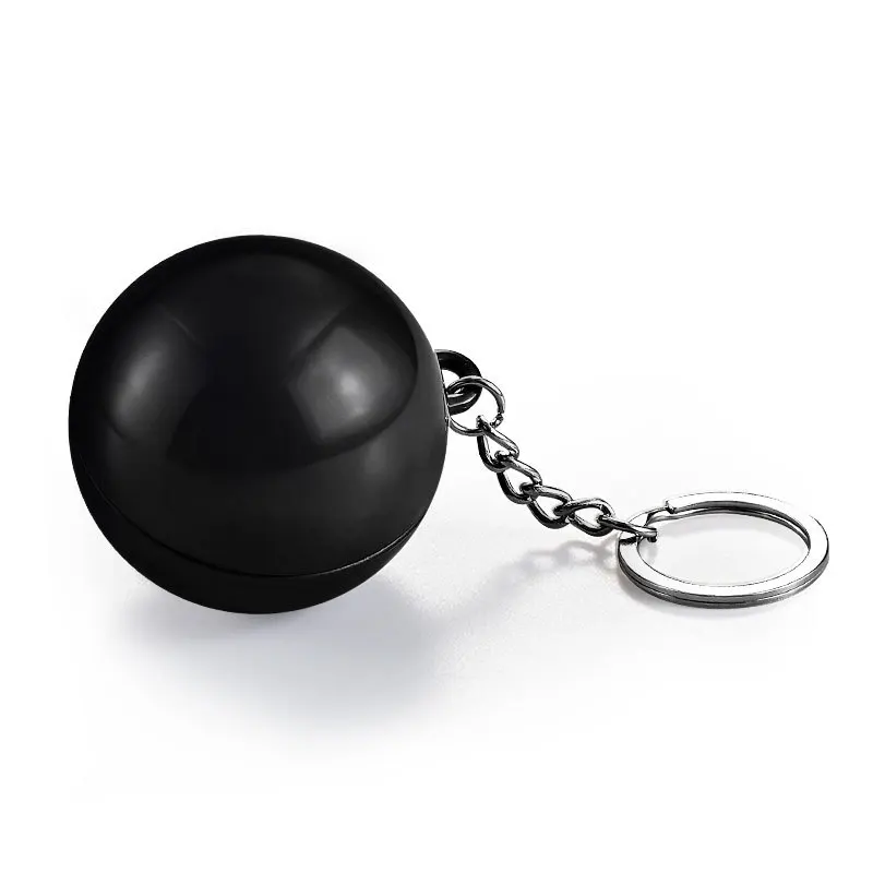 Sleek Black Zinc Alloy Keychain for Men 3 Sleek Black Zinc Alloy Keychain for Men - Image 3