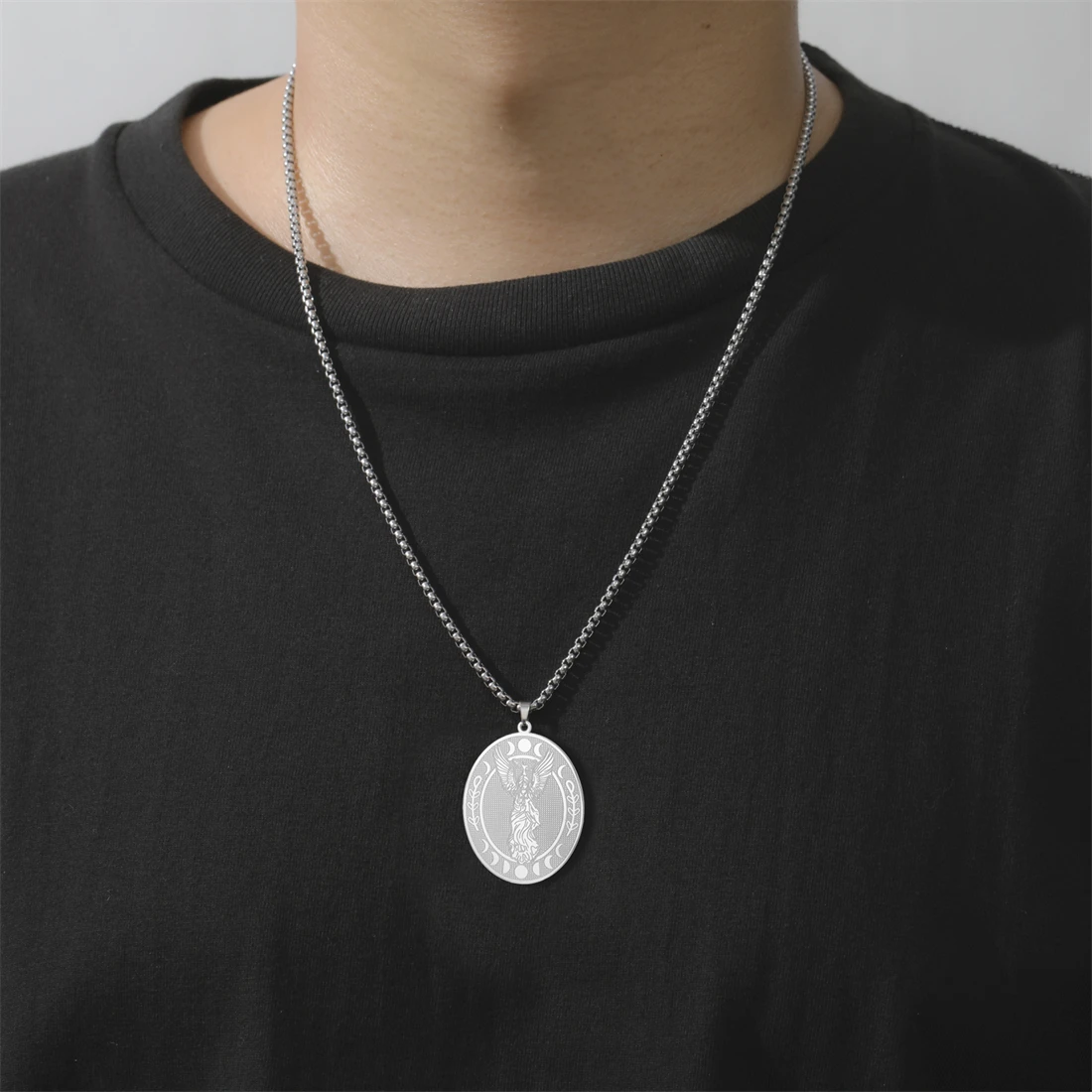 Stainless Steel Lilith Sigil Necklace 5 Stainless Steel Lilith Sigil Necklace - Image 5