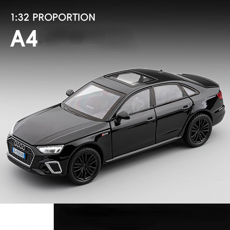 White 1:32 Diecast Car Model with Sound 5 White 1:32 Diecast Car Model with Sound - Image 5
