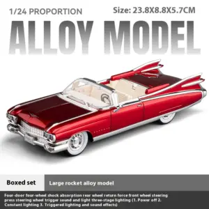 1959 Cadillac Eldorado Die-Cast Model in Pastel Pink 17 S4c2cfc747424425398553610dbed6e59i