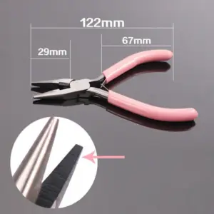 Elegant Mini Jewelry Pliers with Pink Handles 17 S4c3940b391194f6098d77744f54e44ddp