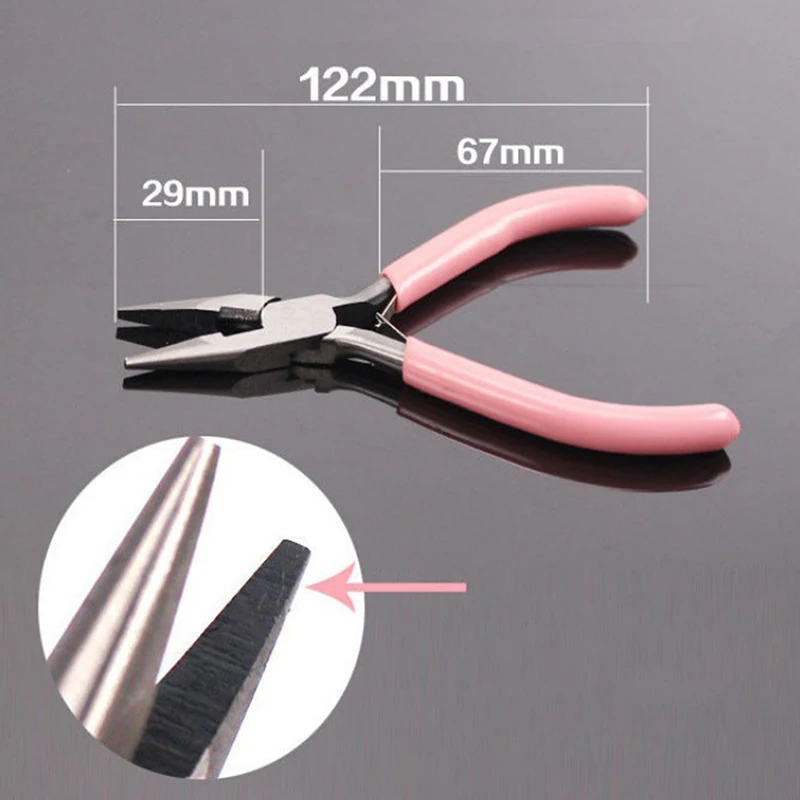 Elegant Mini Jewelry Pliers with Pink Handles 8 Elegant Mini Jewelry Pliers with Pink Handles - Image 8