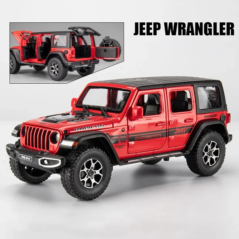 1:22 Scale Diecast Jeep Wrangler Rubicon Model 9 1:22 Scale Diecast Jeep Wrangler Rubicon Model - Image 9