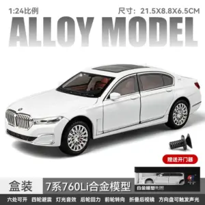 1:24 BMW 760LI Diecast Model Collectible 19 S4c9eade2c8e4479e83d10b03ed53c5f6U