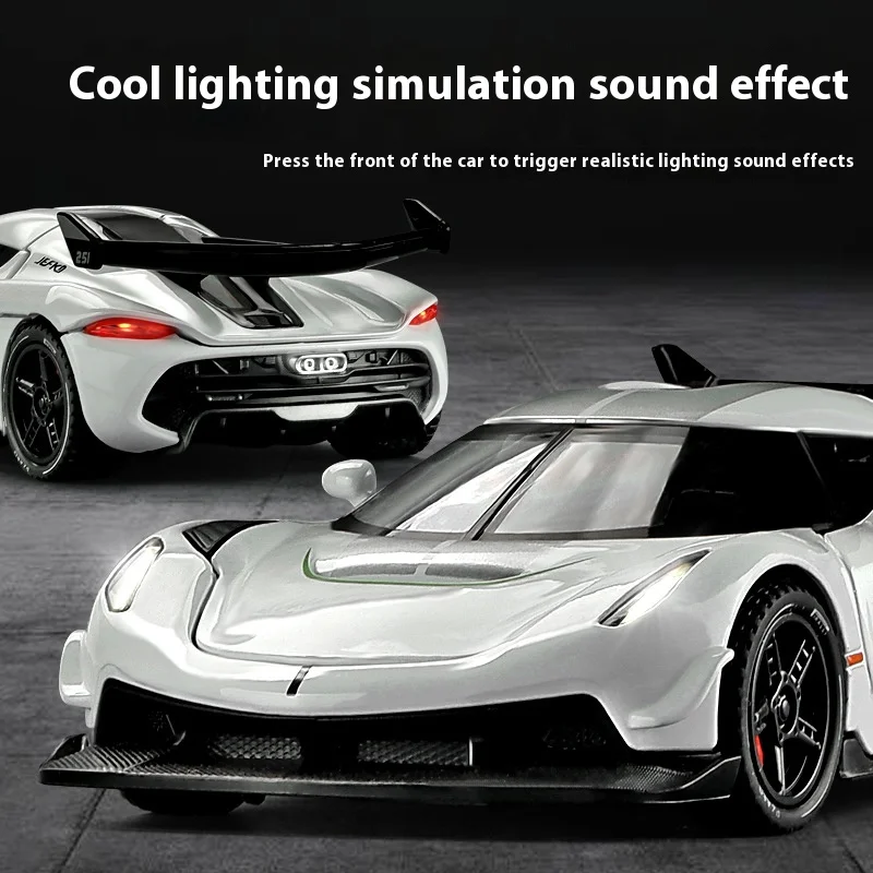 1:32 Jesko Diecast Supercar Model 5 1:32 Jesko Diecast Supercar Model - Image 5