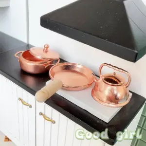 Miniature Dollhouse Kitchen Set 1/12 Scale 10 S4cd202b80eb743dba2f7c1b74d650f0fr