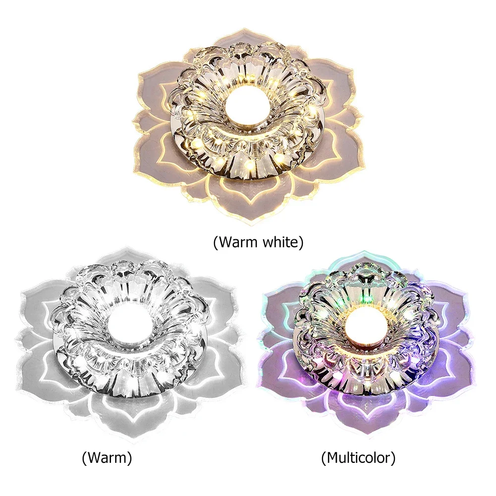 Modern LED Ceiling Light with Crystal Lampshade 6 Modern LED Ceiling Light with Crystal Lampshade - Image 6