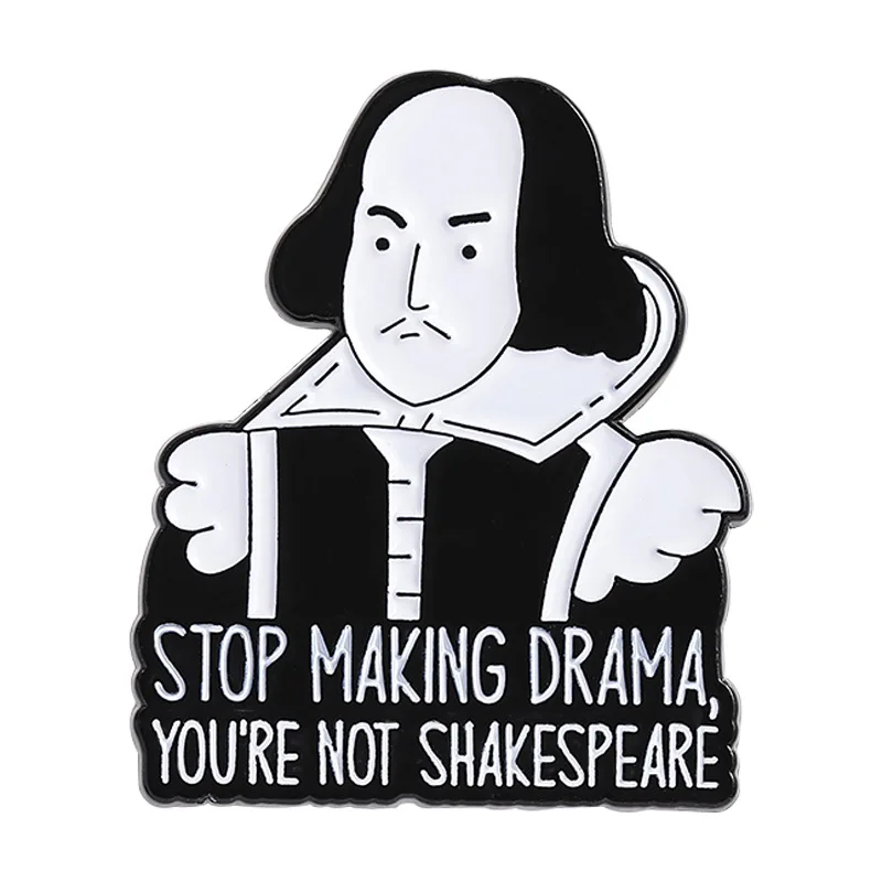 Colorful Shakespeare Literary Brooch Set 9 Colorful Shakespeare Literary Brooch Set - Image 9
