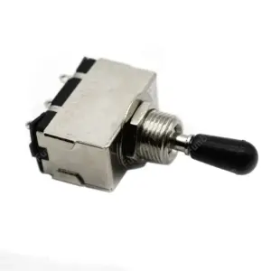 Chrome Box-Style 3-Way Guitar Switch Model 0603 10 S4d0399e5e5684925b3c8bc45371ac408i
