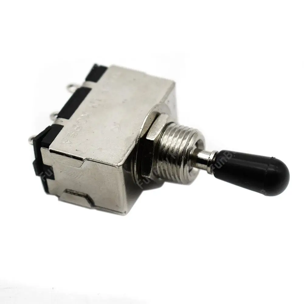 Chrome Box-Style 3-Way Guitar Switch Model 0603 5 Chrome Box-Style 3-Way Guitar Switch Model 0603 - Image 5