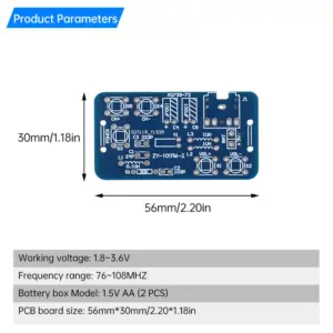 Blue DIY FM Radio Receiver Module 76-108MHz 11 S4d1aee0ce5ef47f3907ddccb9fd6088ca