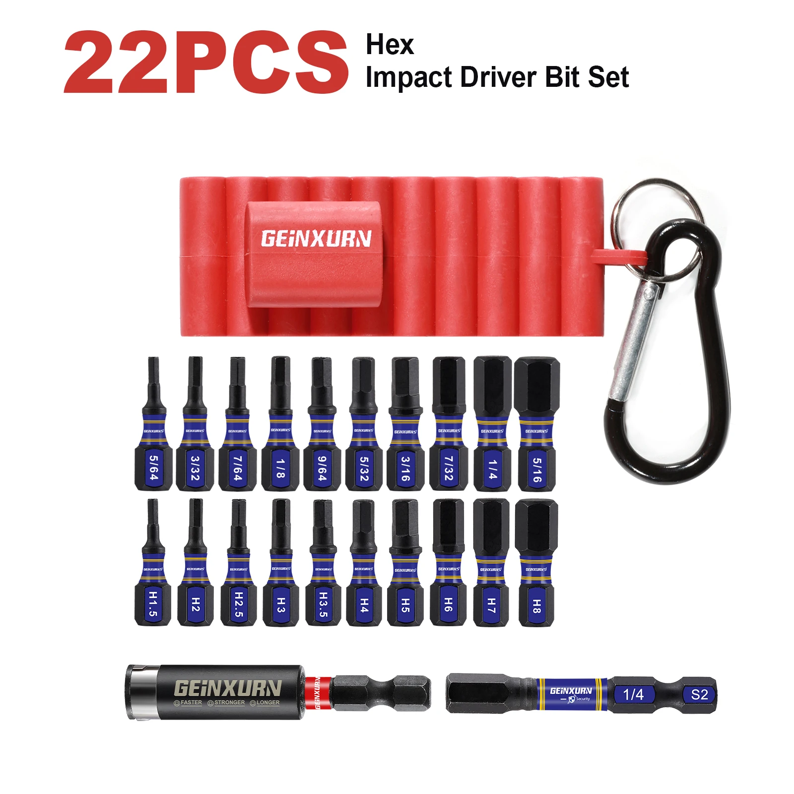 Impact Hex Screwdriver Bits Set for Professionals 7 Impact Hex Screwdriver Bits Set for Professionals - Image 7