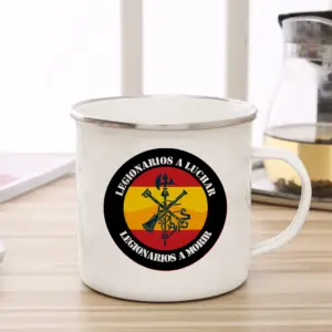 Spanish Legion Enamel Mug 11oz Vintage Collectible 9 S4d2993035b7e42c2b0e1b5ad30feb4a3N
