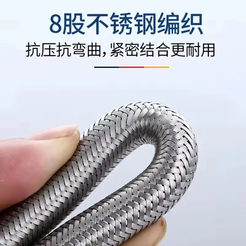 Durable Stainless Steel Braided Water Hose 5 Durable Stainless Steel Braided Water Hose - Image 5