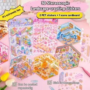 Kawaii Mini Scene Sticker Set for Kids 11 S4d33336ec7614470afb45b8c08bbd64cH