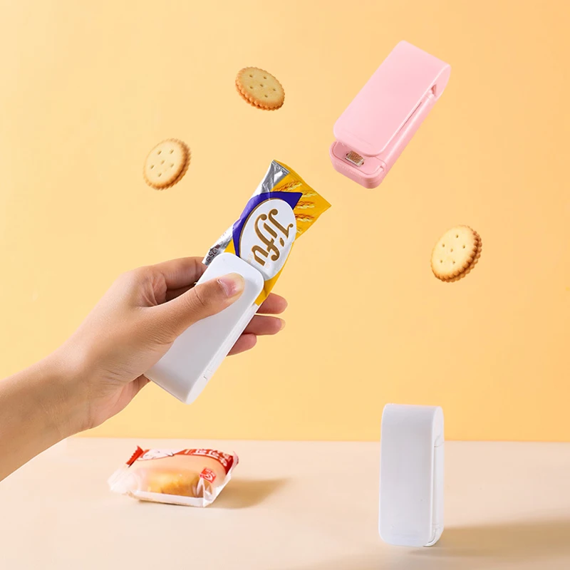 Mini White Heat Bag Sealer for Food Storage 2 Mini White Heat Bag Sealer for Food Storage - Image 2