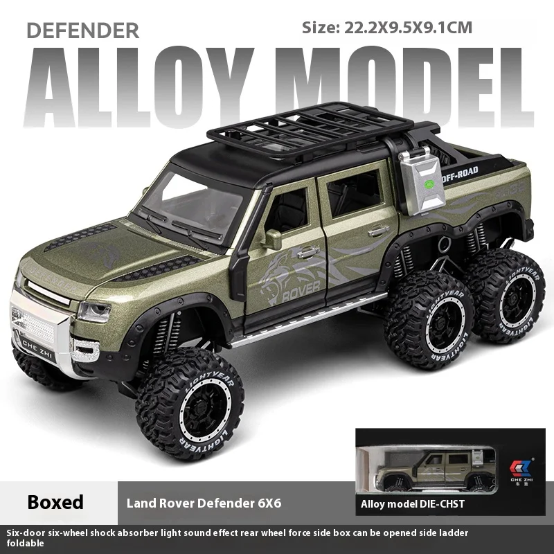 1:24 Scale Diecast Land Rover Defender Model 9 1:24 Scale Diecast Land Rover Defender Model - Image 9
