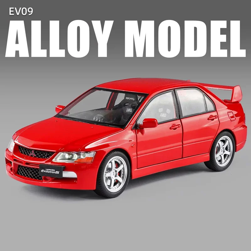 Mitsubishi Lancer Evolution EV09 Diecast Model 1:24 7 Mitsubishi Lancer Evolution EV09 Diecast Model 1:24 - Image 7