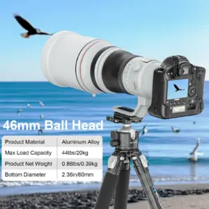 WEYLLAN EH46L Tripod Ball Head with 20kg Support 7 S4d44c20132ca41e9b39e4ac0ae9279e4h
