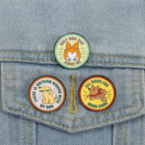 Vibrant Cartoon Dog Brooch Set in Alloy 11 S4d49caf97531451eaaec0d4fb817f3aap