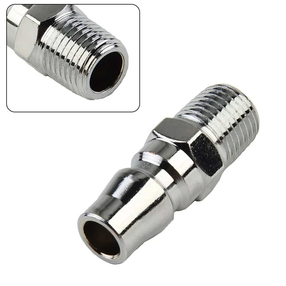 Steel Male Air Hose Fitting 1/4 inch BSP, 50mm 3 Steel Male Air Hose Fitting 1/4 inch BSP, 50mm - Image 3