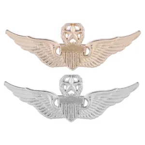 U.S. Air Force Insignia Pentagram Wings Brooch