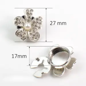 Floral Four-Leaf Clove Cufflinks Set 8 S4ddcfeaa611b46e28058bb61890bebe6p