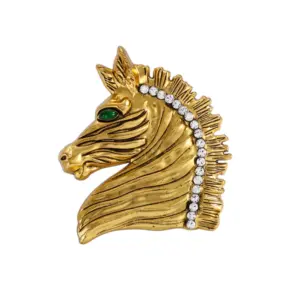 Elegant Silver Horsehead Brooch with Rhinestones 11 S4df3ed31ec5c425fb74f678c79cc76abO 2