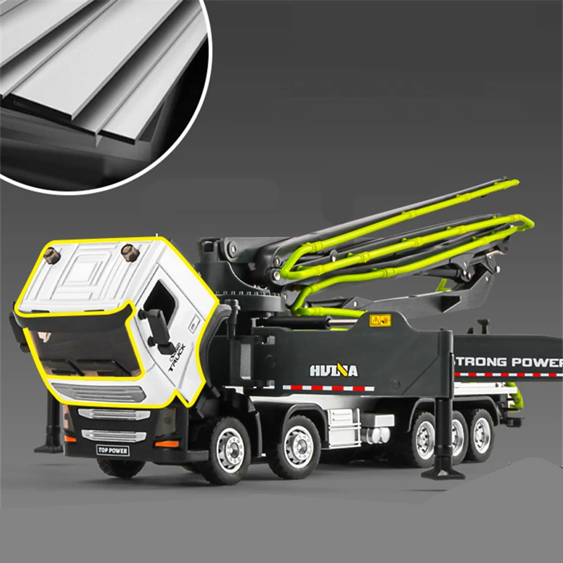 1:50 Scale Diecast Cement Pump Truck Model 2 1:50 Scale Diecast Cement Pump Truck Model - Image 2